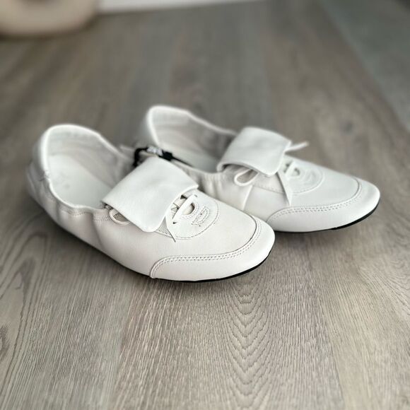 ZARA LACE-UP LOW HEEL LEATHER SHOES - Picture 10 of 16